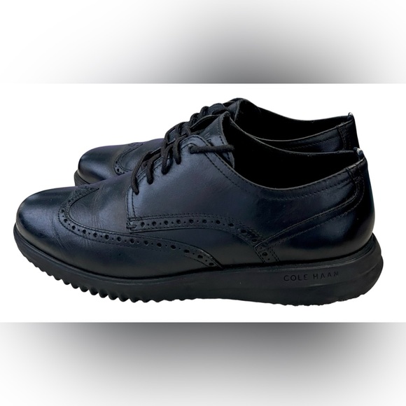 Men’s Cole Hann Grand Wingtip Oxfords SZ 10.5 - Picture 4 of 6